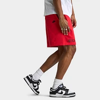 Nike Club French Terry Flow Cycle Shorts University Red / Black