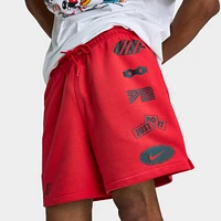 Nike Club French Terry Flow Cycle Shorts University Red / Black