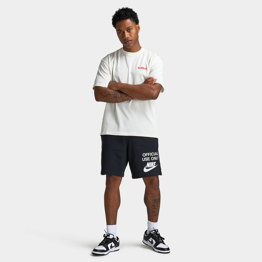 Nike Club Knit Shorts Black / - White