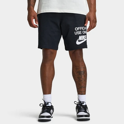 Nike Club Knit Shorts Black / - White