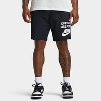 Nike Club Knit Shorts Black / - White