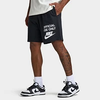 Nike Club Knit Shorts Black / - White
