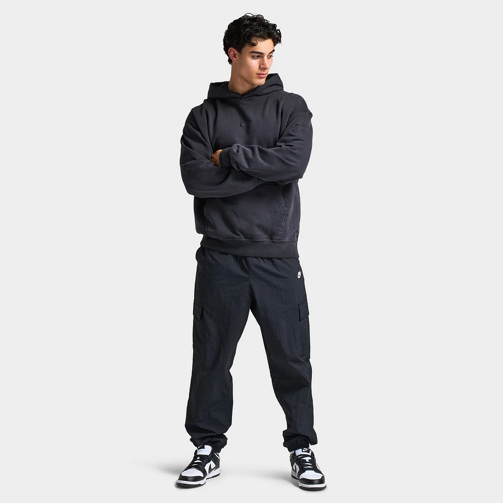Nike Solo Swoosh Fleece Pullover Hoodie Black /