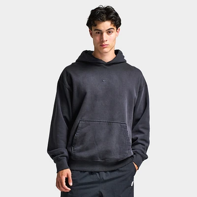 Nike Solo Swoosh Fleece Pullover Hoodie Black /