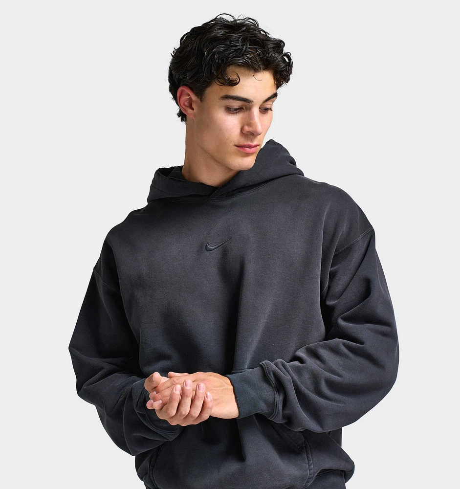 Nike Solo Swoosh Fleece Pullover Hoodie Black /