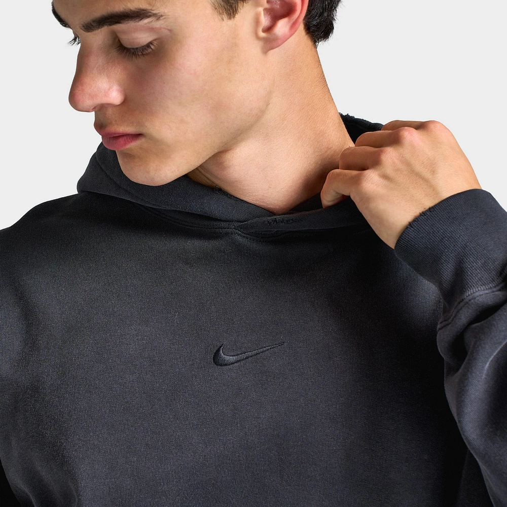 Nike Solo Swoosh Fleece Pullover Hoodie Black /