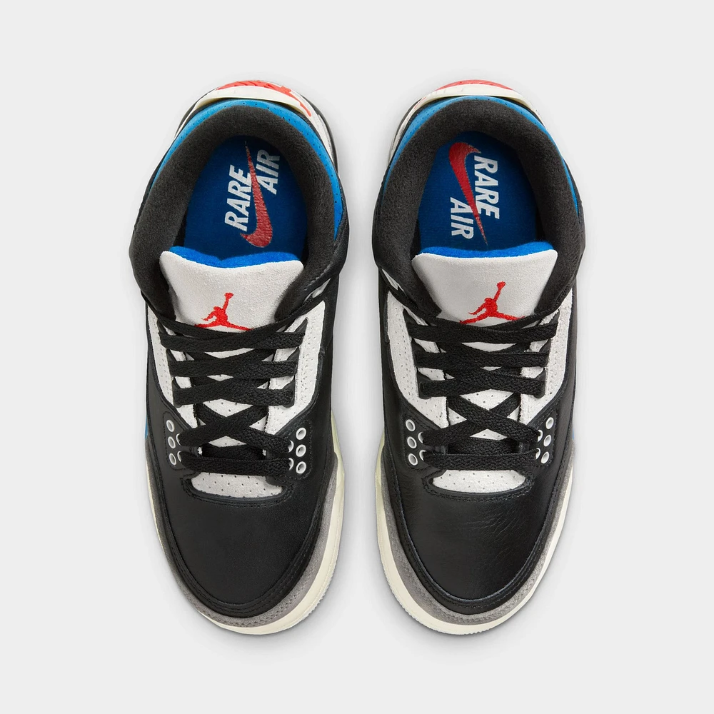 Jordan 3 Retro OG GS Black / Chile Red - Neutral Grey