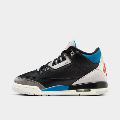 Jordan 3 Retro OG GS Black / Chile Red - Neutral Grey