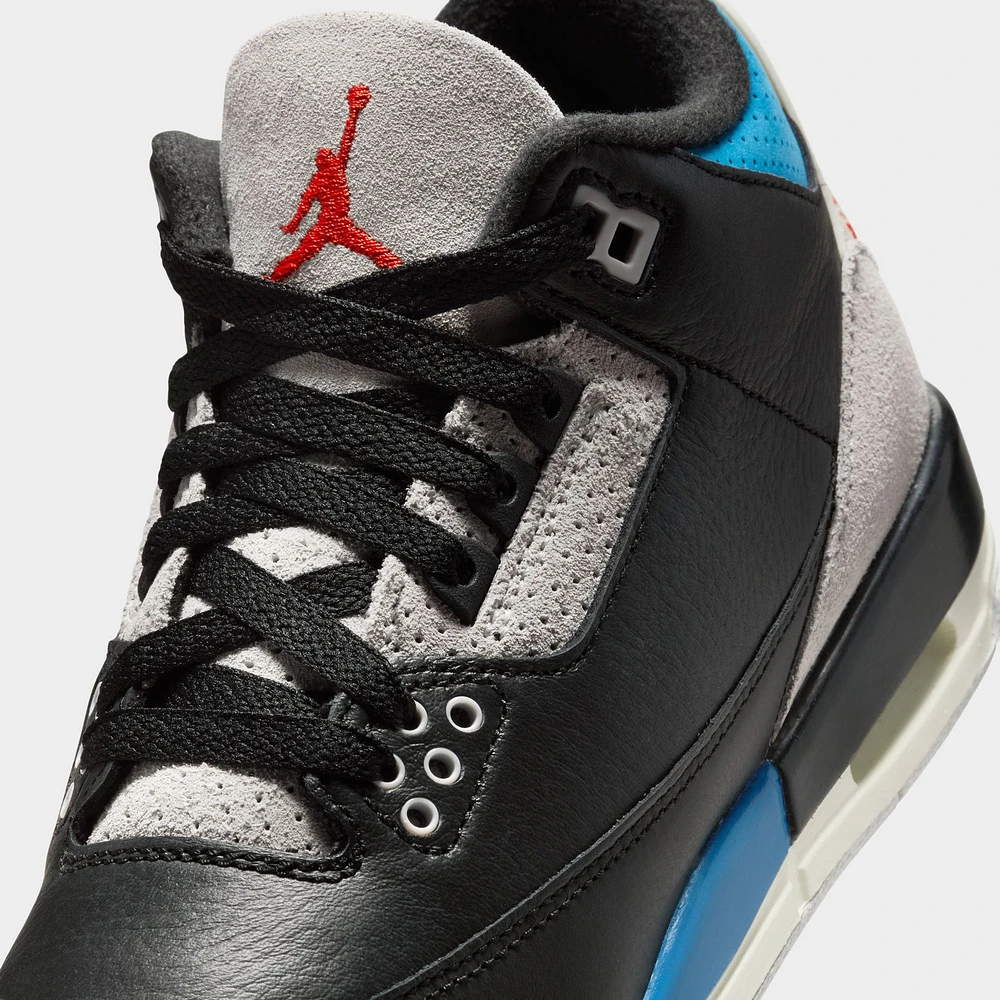 Jordan 3 Retro OG GS Black / Chile Red - Neutral Grey