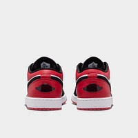 Jordan 1 Low White / Black - Varsity Red