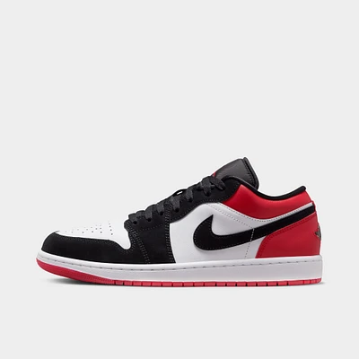 Jordan 1 Low White / Black - Varsity Red