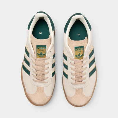 adidas Originals Women's Gazelle Bold Cream / White - Collegiate Green