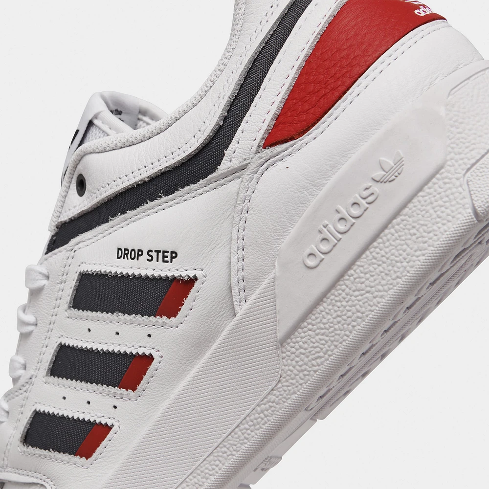 adidas Dropstep White / Blue - Red