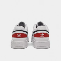 adidas Dropstep White / Blue - Red