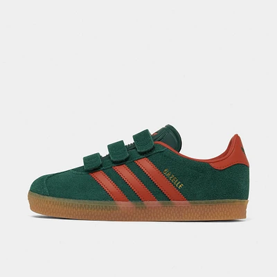 adidas Originals Children's Gazelle Collegiate Green / Preloved Red - Gum