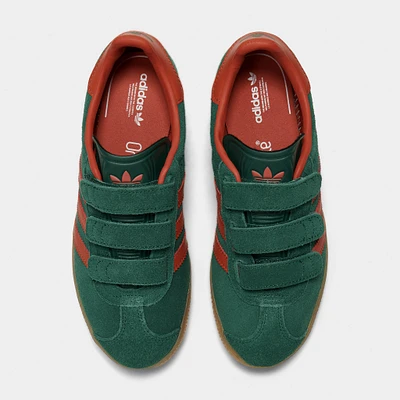 adidas Originals Children's Gazelle Collegiate Green / Preloved Red - Gum