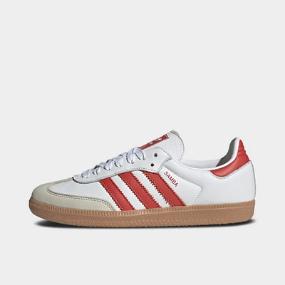 adidas Originals Women's Samba OG White / Solar Red - Off