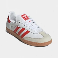 adidas Originals Women's Samba OG White / Solar Red - Off