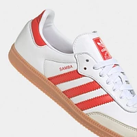 adidas Originals Women's Samba OG White / Solar Red - Off