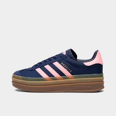 adidas Originals Women's Gazelle Bold Dark Blue / Pink