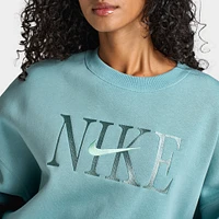 Nike Sportswear Women's Phoenix Fleece Oversized Crewneck Cannon / Mint Foam