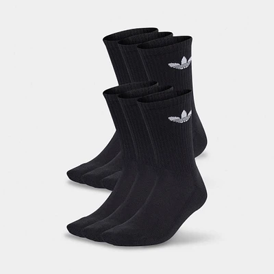 adidas Originals Trefoil Crew Socks (6 Pack) / Black