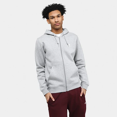 adidas Originals Trefoil Essentials Full Zip Hoodie / Medium Grey Heather