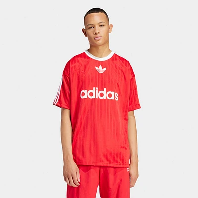 adidas Originals Adicolor Poly T-Shirt Better Scarlet / White