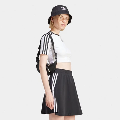 adidas Women's 3 Stripes Baby T-Shirt / White