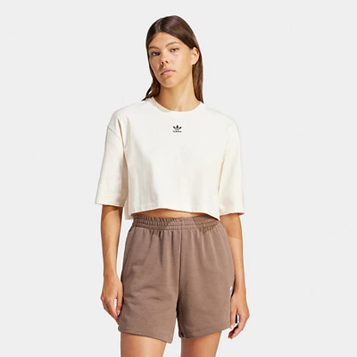 adidas Originals Women's Essentials Crop T-shirt / Wonder White