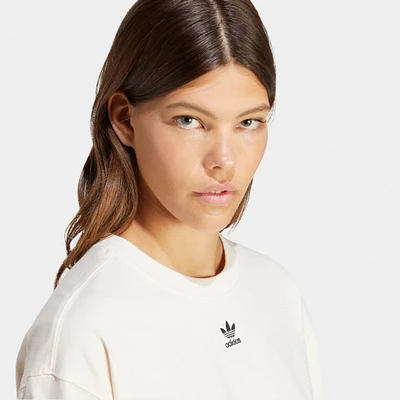 adidas Originals Women's Essentials Crop T-shirt / Wonder White