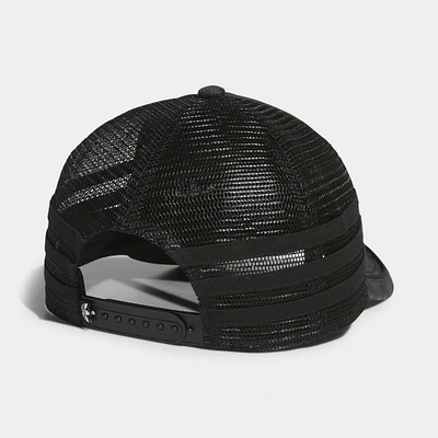 adidas Originals Monogram Trucker Hat Black / White