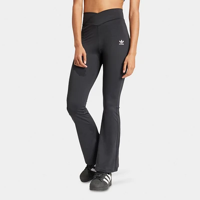 adidas Originals Women's Cross High Waisted Flare Pants / Black