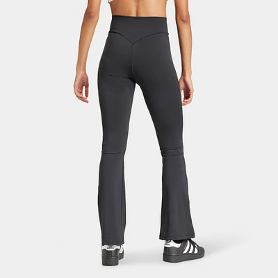 adidas Originals Women's Cross High Waisted Flare Pants / Black