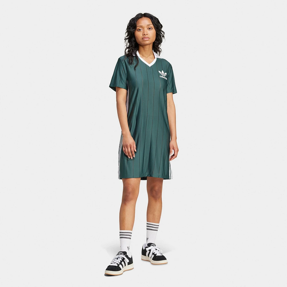 adidas Women's 3 Stripes Dress / Mineral Green