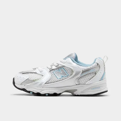 New Balance Toddler's 530 White / Silver - Light Blue