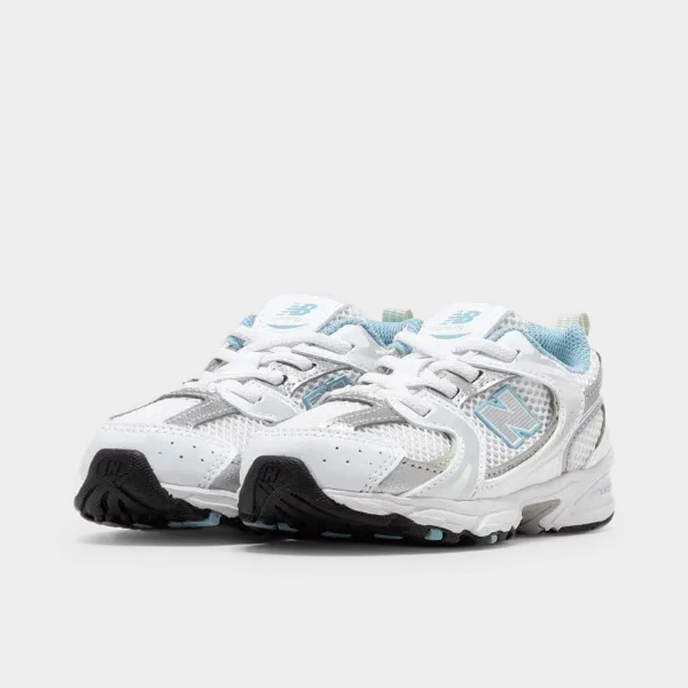 New Balance Toddler's 530 White / Silver - Light Blue