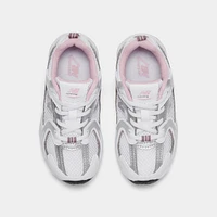 New Balance Toddler's 530 White / Silver - Pink