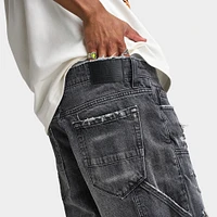Jordan Craig Brian Reconstructed Denim Short / Industrial Black