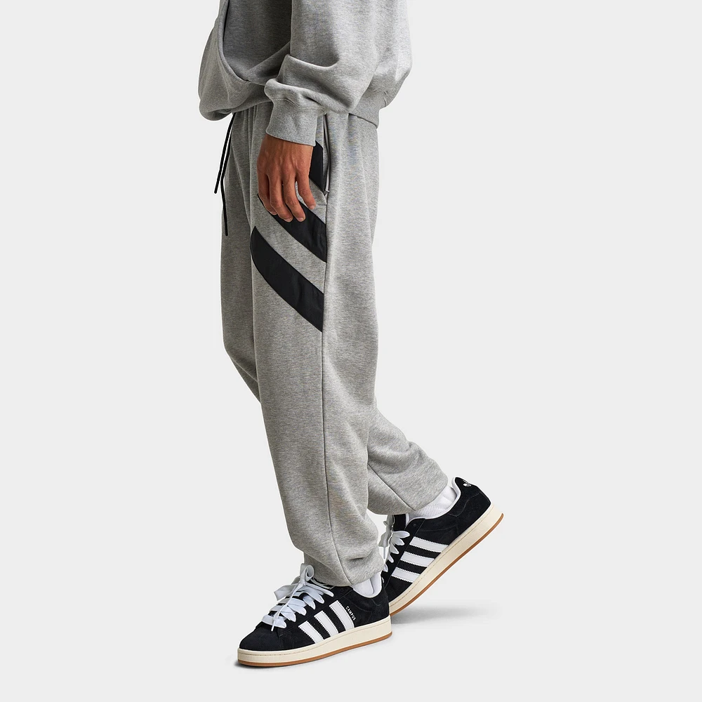 adidas Anthony Edwards GFX Fleece Pant / Medium Heather Grey