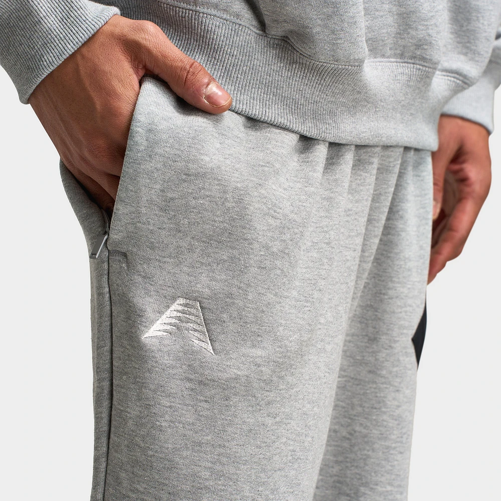 adidas Anthony Edwards GFX Fleece Pant / Medium Heather Grey