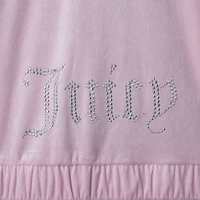 Juicy Couture Junior Girls' Velour Hoodie / Pink Lady