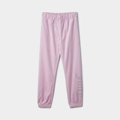 Juicy Couture Junior Girls' Velour Joggers / Pink Lady