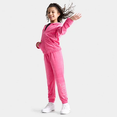 Juicy Couture Junior Girls' Velour Joggers / Fandango Pink