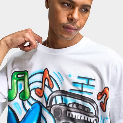 adidas Q12 TS Street Airbrush T-Shirt / White