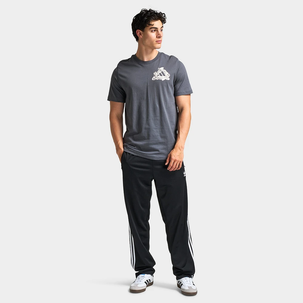adidas Fun Kicks Graphic T-Shirt / Grey Six