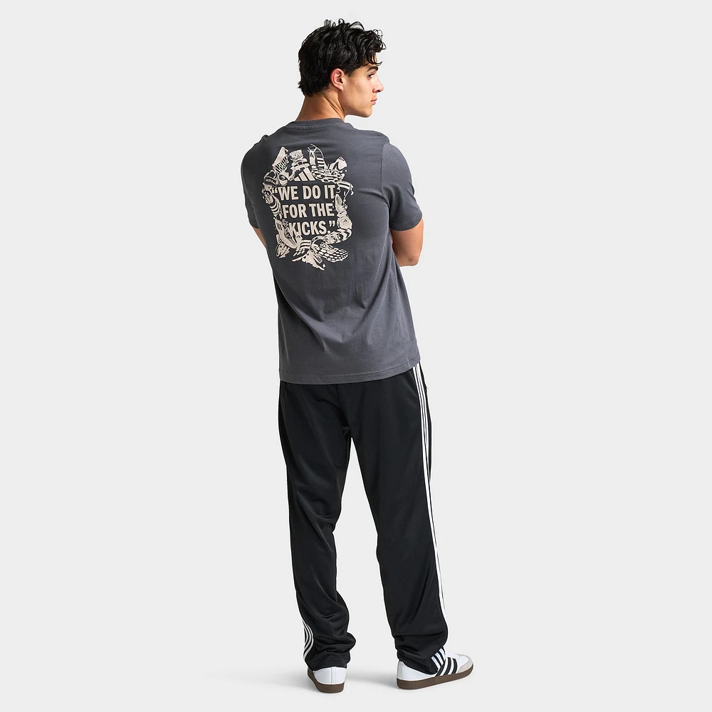 adidas Fun Kicks Graphic T-Shirt / Grey Six