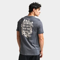 adidas Fun Kicks Graphic T-Shirt / Grey Six