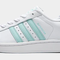 adidas Women's Superstar II White / Semi Flash Aqua - Easy Mint