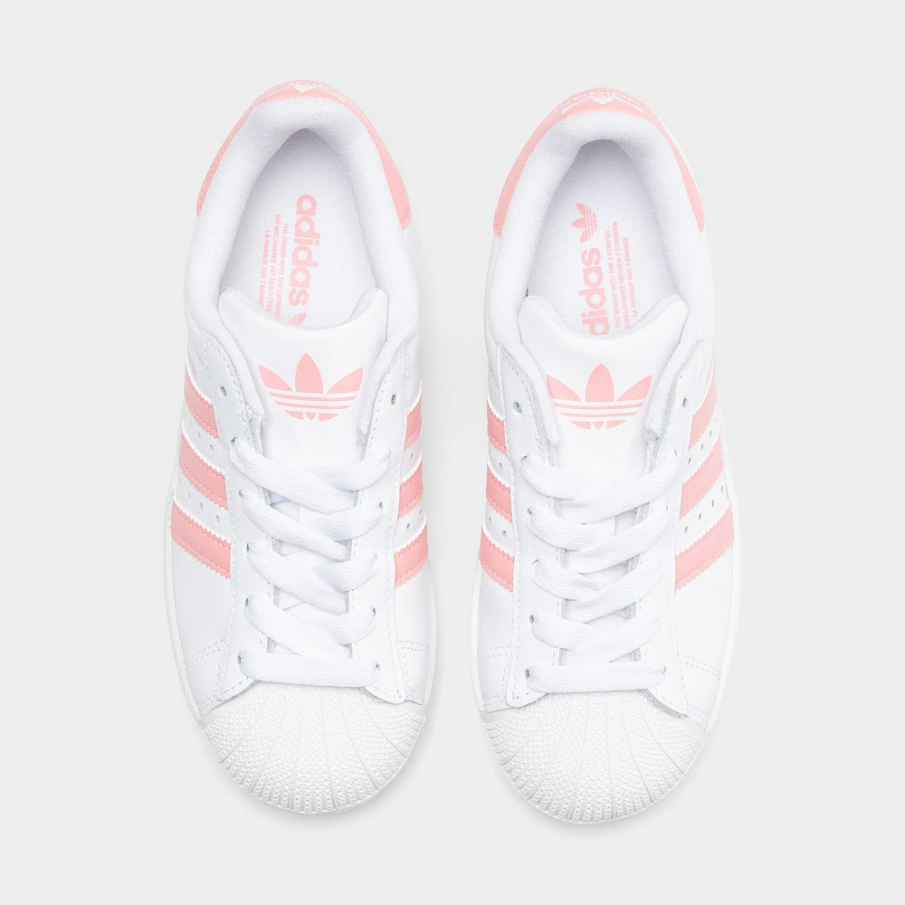 adidas Juniors' Superstar II White / Semi Pink Spark